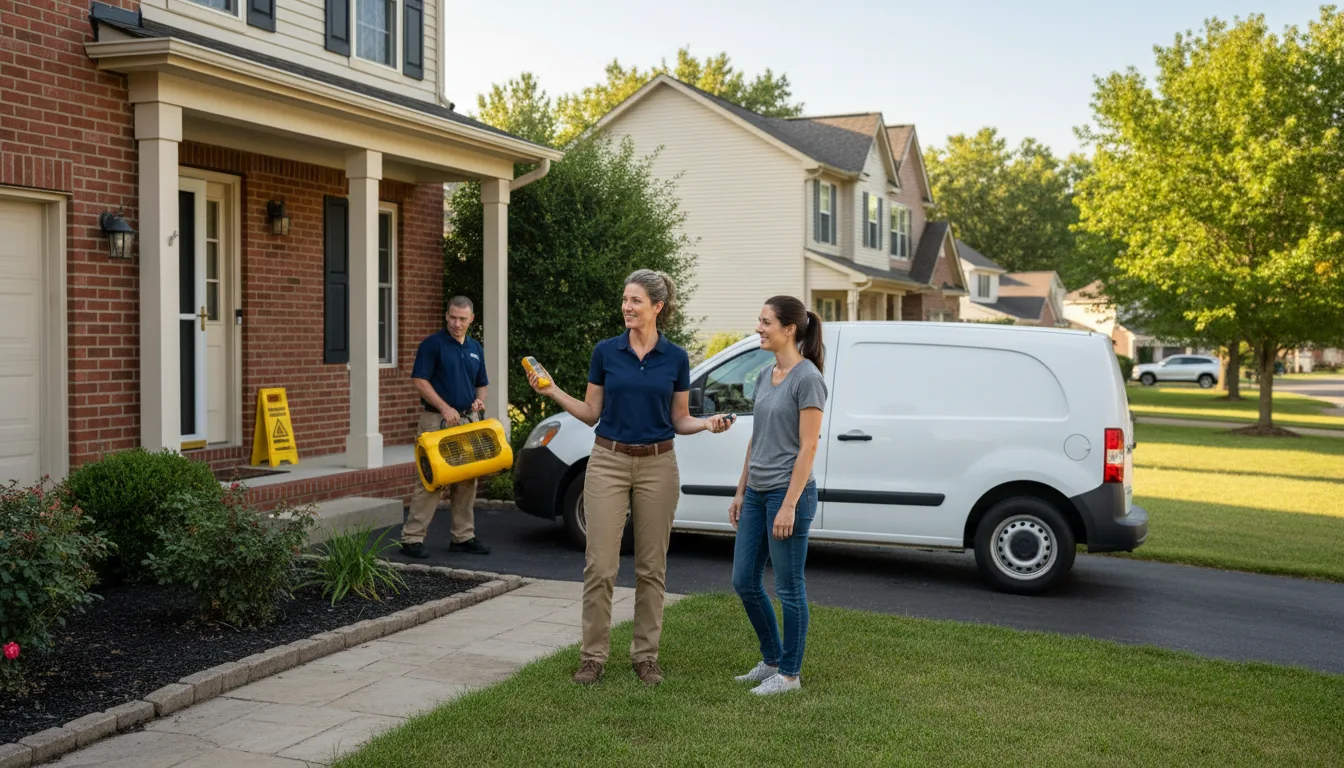 Residential water damage restoration in Rainbow Lake, NY